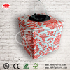 Clay square paper hanging lamp for festival decoration and home decor