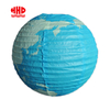 Theme Party Occasions Decoration World Map Rice Paper Lantern Globe Lampshade 