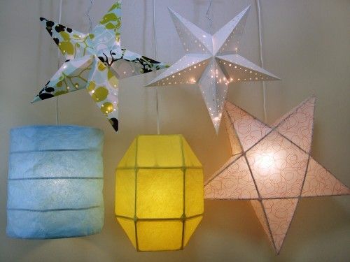Shining Paper Hanging Star Lantern Wholesale