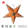 Handmade Hanging Paper Led Star Lights Wholesale For Garden Decoration