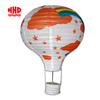 Rainbow Printable Hot Air Balloon Shaped Paper Lantern for Kids Room Decor