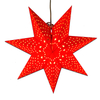 Wholesale Custom Festival Party Favor Paper Stars Lighted Hanging Window Decoration