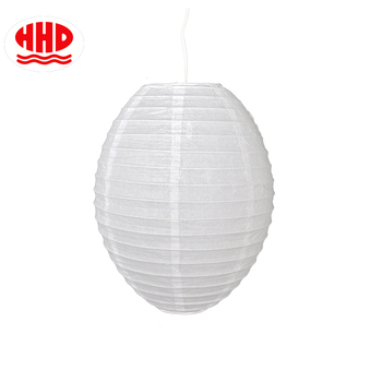 Wholesale Christmas Decoration Egg Shape Oval Paper Lantern