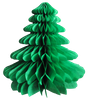 Customize Christmas Ornaments Tissue Paper Honeycomb Centerpiece Christmas Tree for Party Decoration