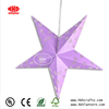  Star Lantern Lampshade Handmade Paper Star Pentagram Lampshade for Valentine's Day Wedding Party Home Hanging Decor